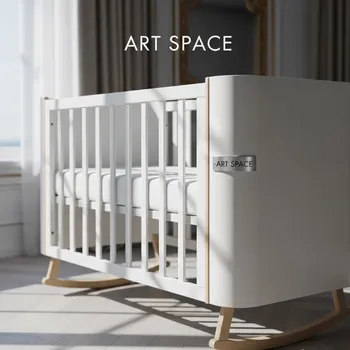 Аренда Детская кроватка КРОХА белая в пляжном комплексе VinoGrad — ART SPACE