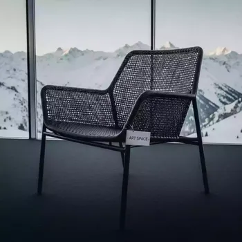 Аренда Кресло плетеное Y97A black в Mantera Supreme — ART SPACE