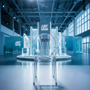 Аренда Стул ХЭМПСОН прозрачный в ледовом дворце «Большой» — ART SPACE