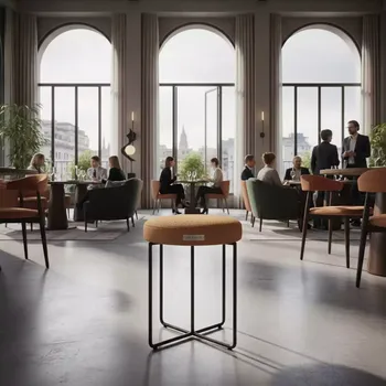 Аренда Пуф Caesar Stool Small в ресторане «La Terrazza» — ART SPACE