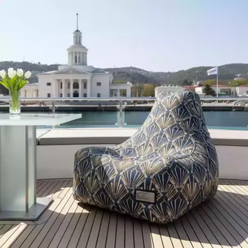 Аренда Кресло мешок Bean bag на VIP теплоходе (Морпорт Сочи) — ART SPACE