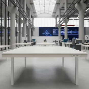 Аренда Стол белый бук кромка ПВХ Лидер 2 2000х900 в Omega Sirius — ART SPACE