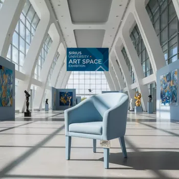 Аренда Кресло детское Scuttle голубое в Университете «Сириус» — ART SPACE