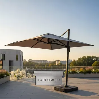 Аренда Зонт профессиональный Fiesole 3х4 м в Университете «Сириус» — ART SPACE