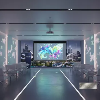 Аренда Экран для проектора с электроприводом Premier Phoenix R 16 9 243х243 MW PR W в Cosmos Sochi Hotel — ART SPACE