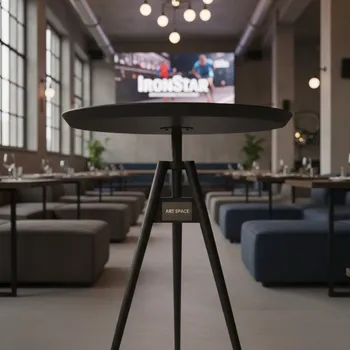 Аренда Столик коктейльный Tripod в ресторане «Sanremo» — ART SPACE