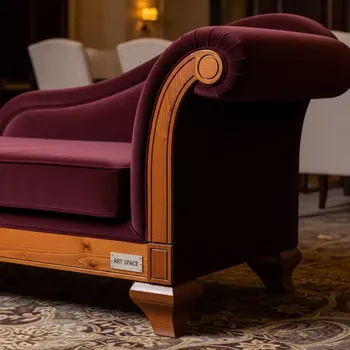Аренда Кушетка kuhturi velvet сосна вишня в Сочи Парк Отеле — ART SPACE