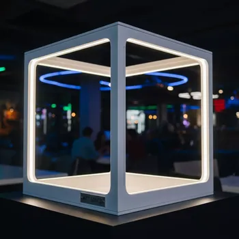 Аренда Клетка декоративная квадратная белая 40 см в ресторане «Магадан» — ART SPACE