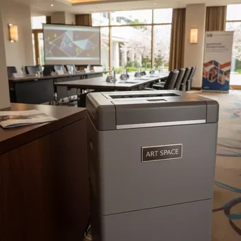 Аренда Шредера с перекрестным типом резки в Mövenpick Hotel — ART SPACE