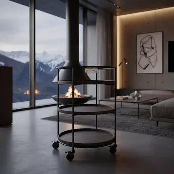 Аренда Тележка для ROOM сервиса круглая Swift в Rixos Krasnaya Polyana — ART SPACE