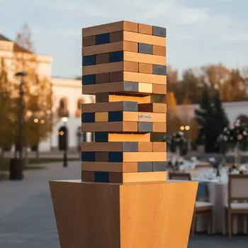 Аренда Дженга по русски в этно-парке «Моя Россия» — ART SPACE