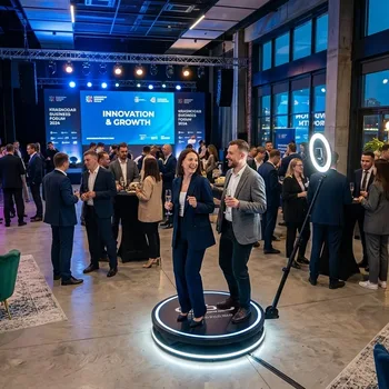 Аренда видеоспиннеров 360 для конференции по Краснодару: поднимите ваше событие на новый уровень с ART SPACE