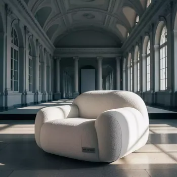 Аренда Кресло The Lamb White белое в усадьбе Голицына — ART SPACE