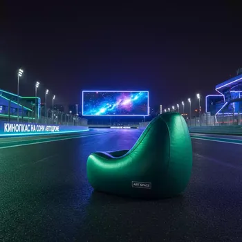 Аренда Кресло мешок Green на Сочи Автодроме — ART SPACE