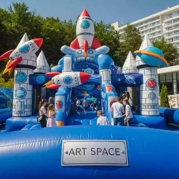 Аренда Батут замок космический в санатории «Черноморье» — ART SPACE