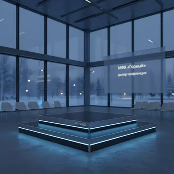 Аренда Уровень с 2 ступенями 50х40 см высота 40 см в МФК «Горный» — ART SPACE
