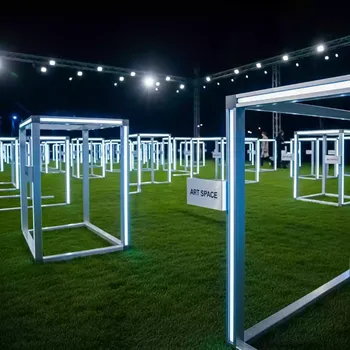 Аренда Ограждения мобильные фан барьеры в санатории «Металлург» — ART SPACE