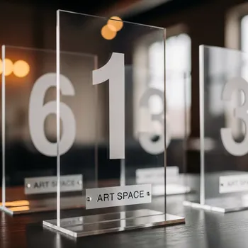 Аренда Номерки прозрачные в ресторане «Плакучая Ива» — ART SPACE