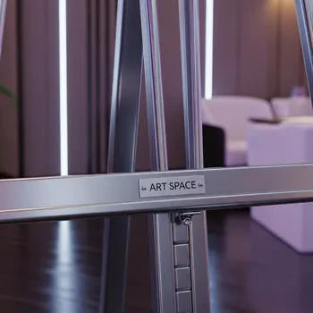 Аренда Мольберты стилизованные металлические в ресторане «Магеллан» — ART SPACE