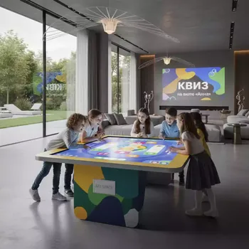 Аренда Стол интерактивный детский Ronplay Домик 24 на вилле «Анна» — ART SPACE