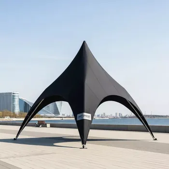 Аренда Тент Kite 4х4 м черный на Имеретинской набережной — ART SPACE