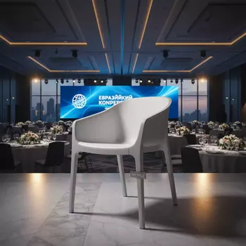 Аренда Стул белый Фабиано в Karat Resort — ART SPACE