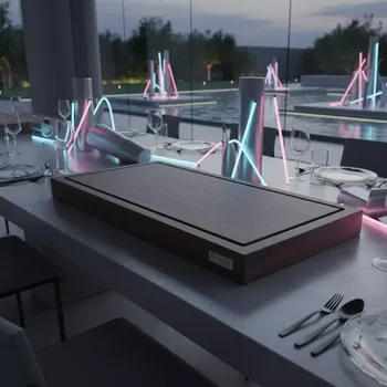 Аренда Блюдо для подачи из дерева 600х180х120 мм в Novotel Resort — ART SPACE