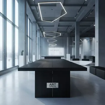Аренда Стол деревянный Оригон дуб горный черный матовый в Stella di Mosca — ART SPACE