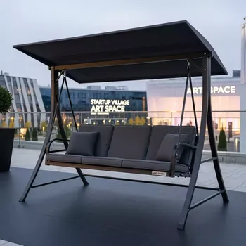 Аренда Качели садовые Люкс 3 трехместные в Omega Sirius — ART SPACE