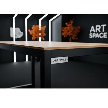 Аренда Стол Лидер 1 бук черный 1500х900 мм в Mantera Supreme — ART SPACE