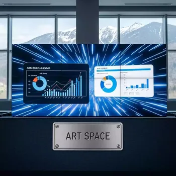 Аренда Экран LED 4,5х2,5 м на курорте «Газпром» (Альпика) — ART SPACE