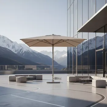Аренда Зонт Неаполь бежевый 3х4 м в Sochi Marriott Krasnaya Polyana — ART SPACE