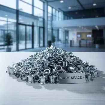 Аренда Люверсы серебряные Piccolo 4 мм 9000 шт 1 кг в Radisson Blu Resort & Congress Centre — ART SPACE