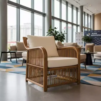 Аренда Кресла плетеного Bitta с подушкой в Mövenpick Hotel — ART SPACE