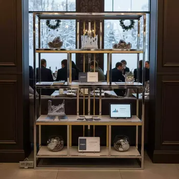 Аренда Стеллаж металлический 200х100х40 см 5 полок в ресторане «Voda» — ART SPACE