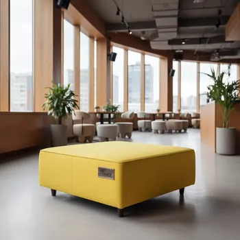Аренда Пуф yellow rectangular Shape в ресторане «Voda» — ART SPACE