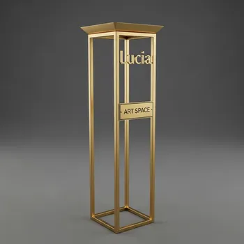 Аренда Стойка для цветов "Лючия" золотая в Stella di Mosca — ART SPACE
