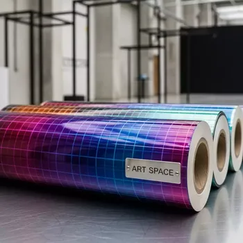 Аренда Пленка GMP Hologram Fusing Foil Pet Hyper Plaid в этно-парке «Моя Россия» — ART SPACE