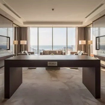 Аренда Стол гримерный ЛДСП венге 180х40х80 см в Pullman Sochi Centre — ART SPACE