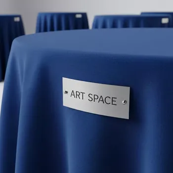 Аренда Стол со скатертью Catering синий в отеле «Богатырь» — ART SPACE