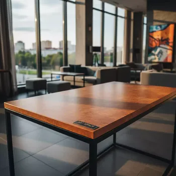 Аренда Столешница компактная оранжево коричневая Helsinki 120х80 см в City Park Hotel Sochi — ART SPACE