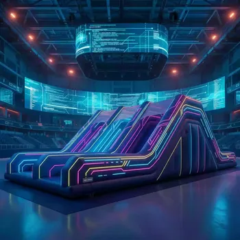 Аренда Батут чудесная поляна в ледовом дворце «Роза Хутор» — ART SPACE