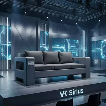 Аренда Диван пластиковый Happylife Standard с подушками в VK Stadium Sirius — ART SPACE