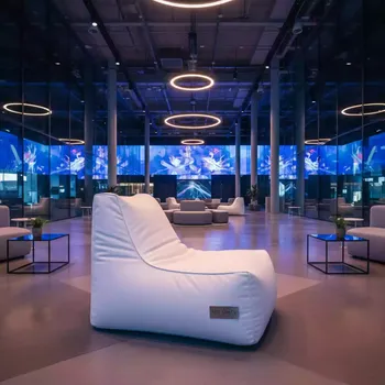Аренда Кресло мешок Beanbag белый VK Stadium Sirius — ART SPACE