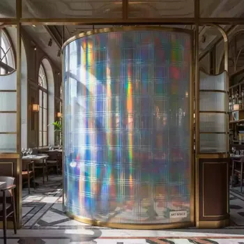 Аренда Пленка Hologram Fusing Foil Pet Hyper Plaid GMP в ресторане «Высота 5642» — ART SPACE