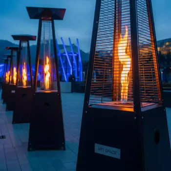 Аренда Обогреватель газовый уличный WWT 13H Black в этно-парке «Моя Россия» — ART SPACE