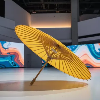 Аренда Зонтик бумажный желтый в VK Stadium Sirius — ART SPACE