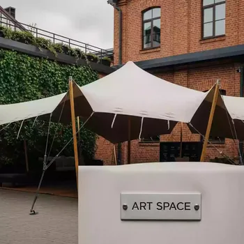 Аренда Тент стрейч натяжной 7х7 м в Boutique Hotel PORTUM 1905 — ART SPACE