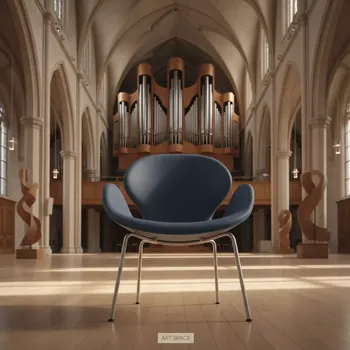 Аренда Стул LIO CH st RAL SH blue H gray в Зале органной и камерной музыки — ART SPACE