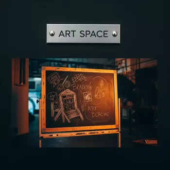 Аренда Меловой доски TKA129 120х90 см в этно-парке «Моя Россия» — ART SPACE